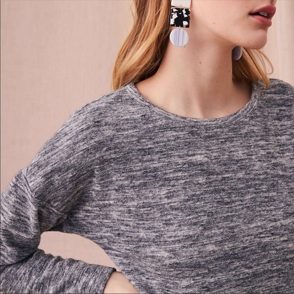 NWT - Lou & Grey Marled Drop Shoulder Dress Sz:M - Picture 3 of 8